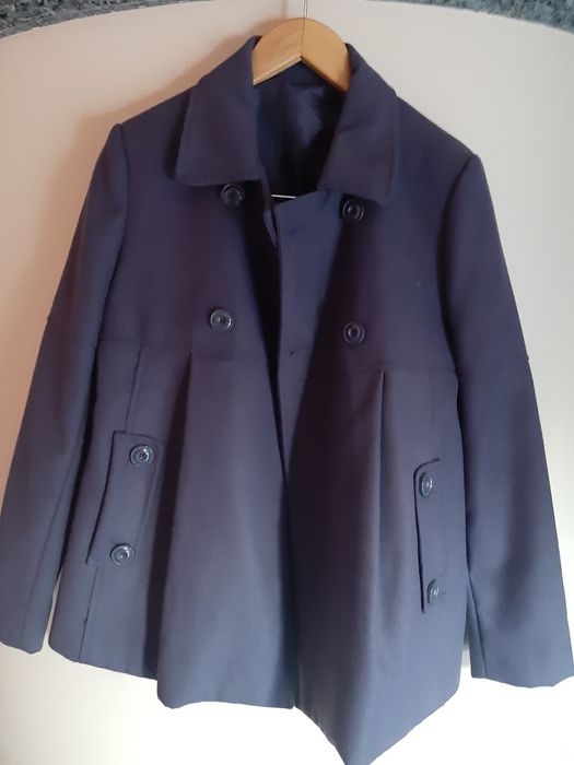 Kurtka fioletowa płaszczyk krótki kolekcja damska dziewczyna katana