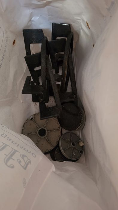 Placa fogão Zanussi a gas, com base e móvel de encastrar