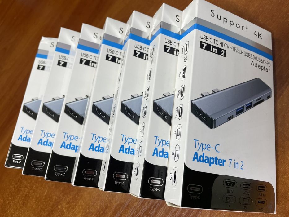 Переходник док станция USB 3.1 type-c Macbook Pro Air 2018 2019 2020