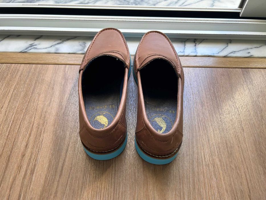 Sapatos | Mocassim El Ganso em Pele Sola Azul NOVOS