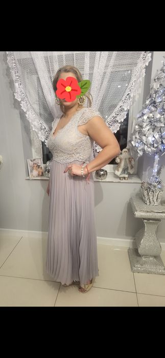 Sukienka maxi plisowana nowa z metką