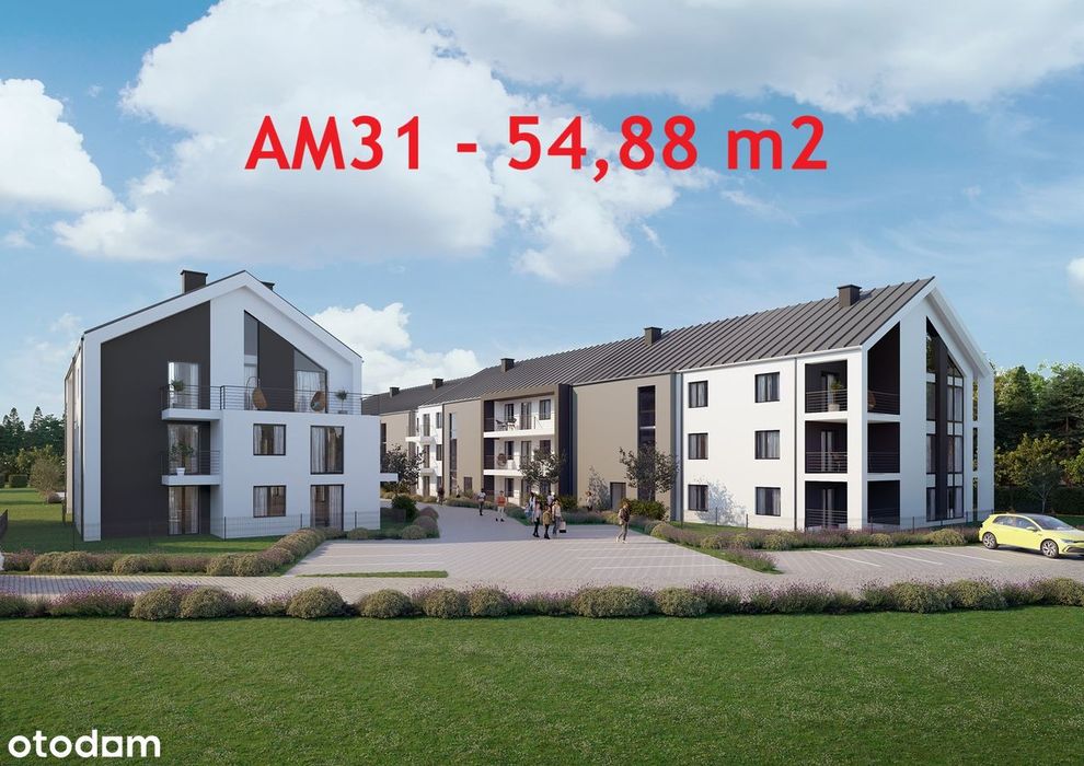 Osiedle Zdrojove Zacisze Busko-Zdrój | Mieszkanie AM31 - 54,88 m2