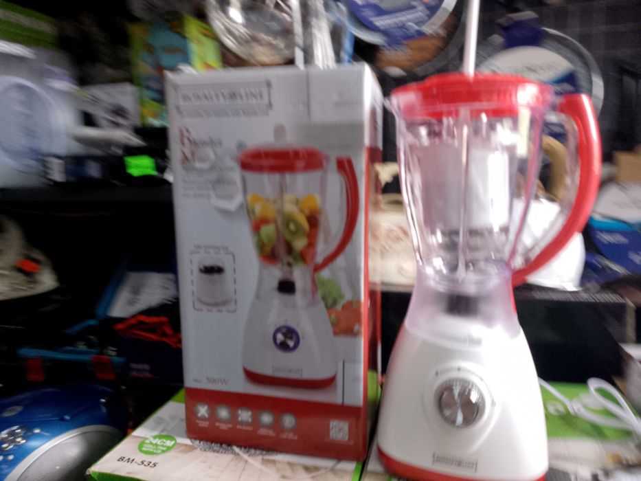 BLENDER KIELICHOWY SZKLANY do owoców i warzyw Kruszy Lód mocny bardzo