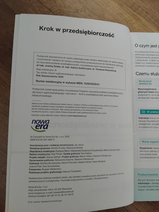 Krok w przedsiębiorczość Nowe wydanie
