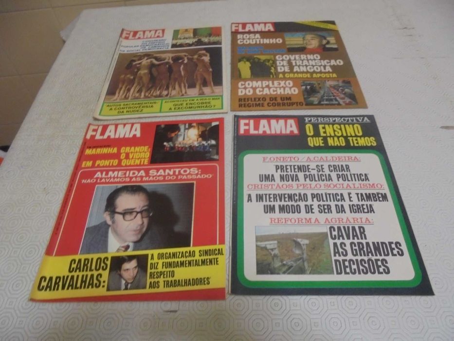 Revistas Portuguesas Flama da década de 70
