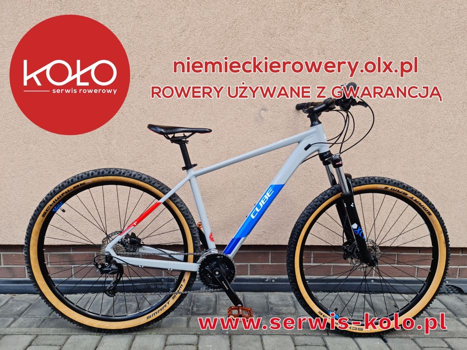 Rower górski MTB CUBE koła 29 shimano ALIVIO aluminium rabat okazja polecam WYSYŁKA FV23%