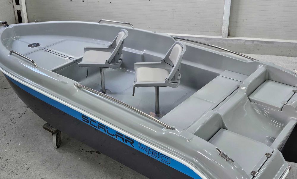 Łódź Scalar 430 motorowa, wędkarska