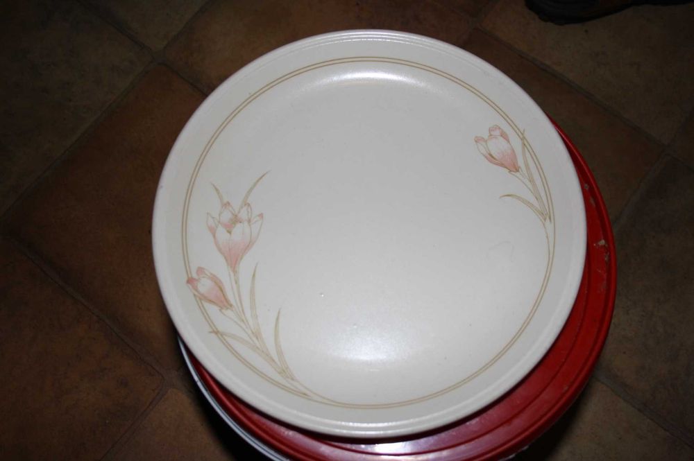 talerze angielskie retro