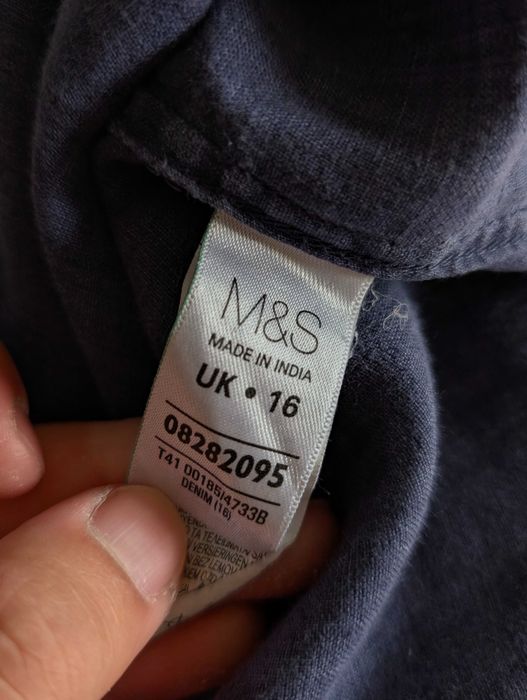 Koszula, bluzka damska 100 % lniana M&S