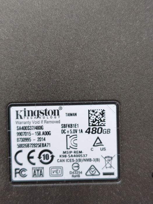 SDD 480 G Kingston