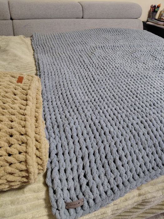 KOC/Pled Recznie pleciony