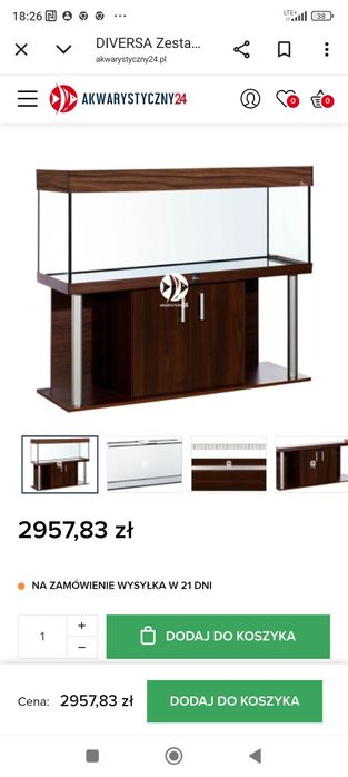 Akwarium  DIVERSA  450 L