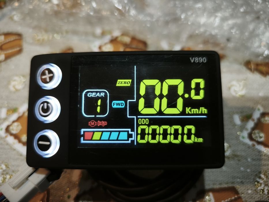 Kolorowy wyświetlacz V890+sterownik 24V-36V,48V-60V  22A. Nowy zestaw