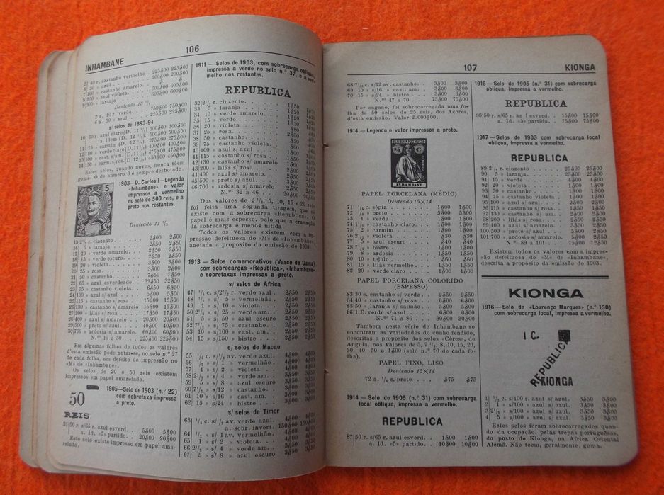 Catalogo de Selos Postais de Portugal e Colonias 1945