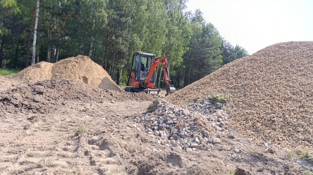 Usługi minikoparką, wykopy, przyłącza