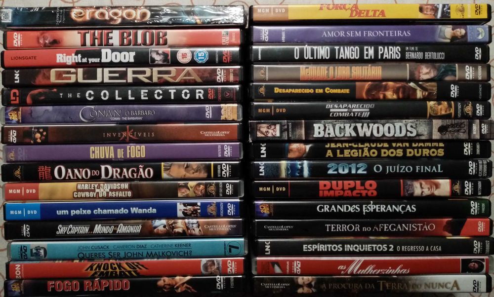 Lote de 120 Filmes DVD