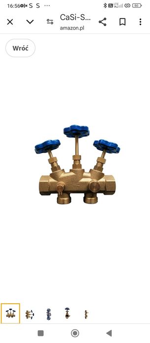 CaSi-Systems | Blok montażowy 1" przyłącze do układu zmiękczania wody,