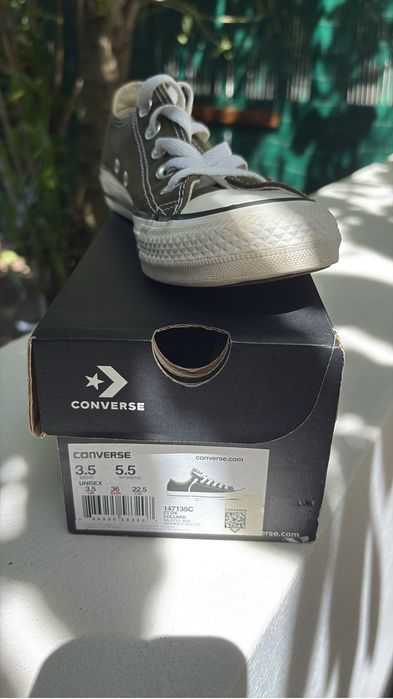 Sapatilhas All Star verde escuro tam 36