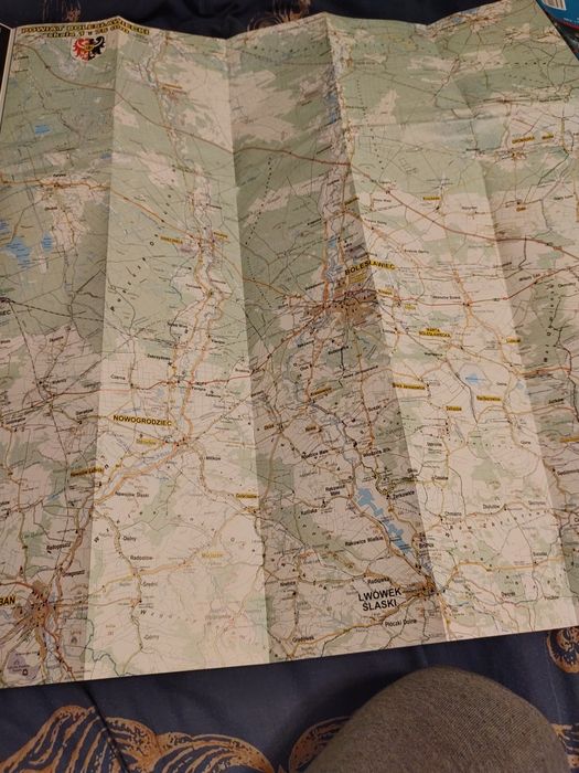 Mapa powiat bolesławiecki