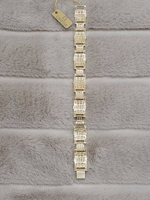 EKSKLUZYWNĄ BRANSOLETA Z 14 Karatowego ZŁOTA 585. Z Diamentamy !