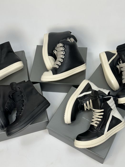 Rick Owens Ramones Geobasket Jumbo High Low Mega Double Opium кеды 43