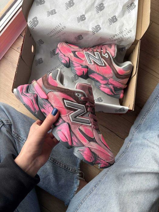 Кросівки New Balance 9060 Custom Pink рожеві нью беленс кастом 36-45