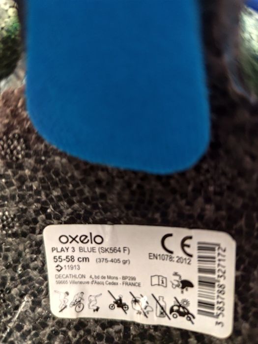 Vendo capacete azul