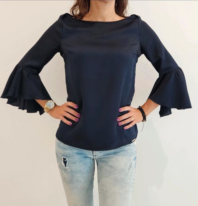 Camisa/blusa azul da Scripta mangas largas 36