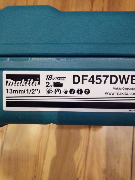 Wkrętarka Makita DF457  18V zamiana