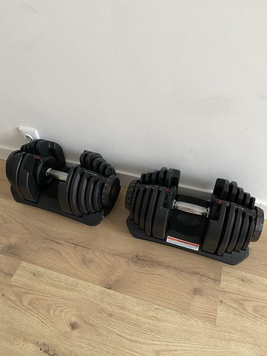 PAR de Halteres profissionais BOWFLEX ajuste de 10 a 90kg cada lado