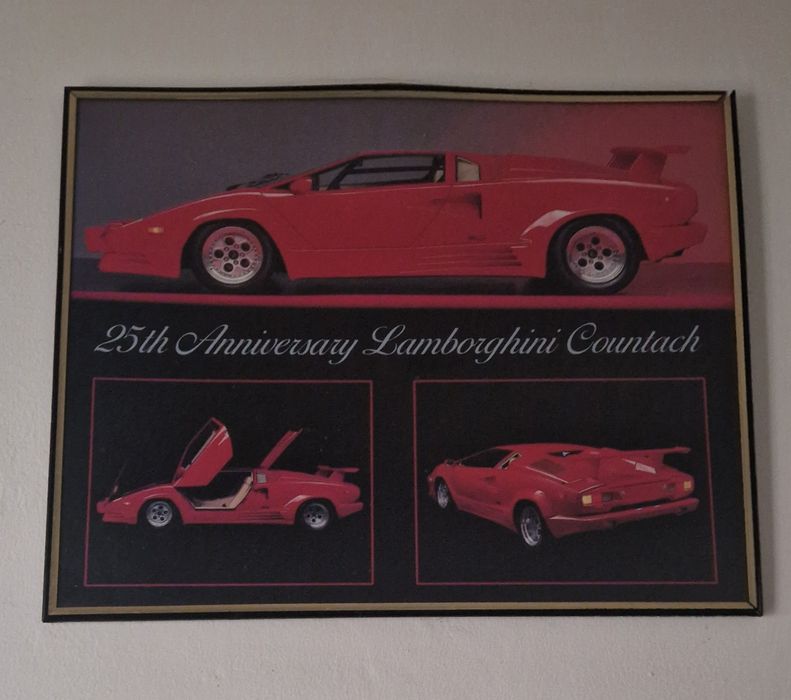 Quadro com uma Lamborghini
