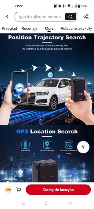 Lokalizator GPS Nadajnik