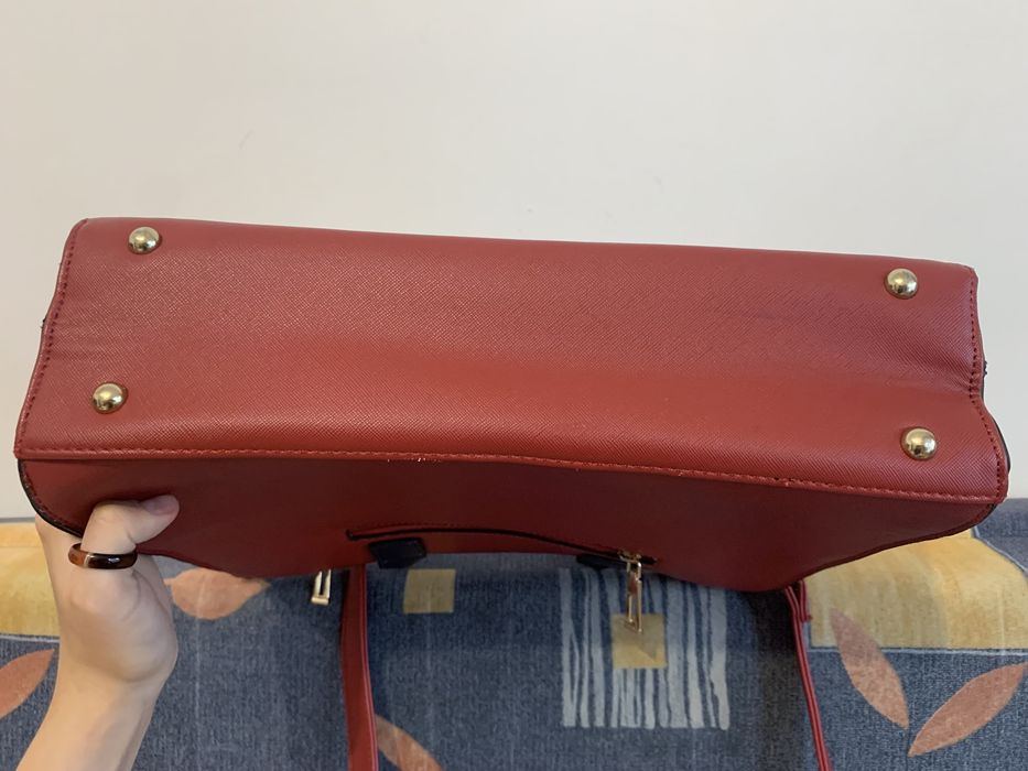 Сумка жіноча Michael Kors нова шкіряна червона