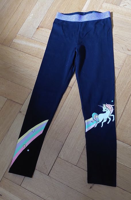 Legginsy h&m w jednorozce r. 128