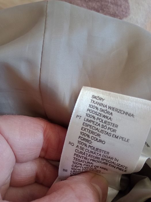 Kamizelka , bezrękawnik H&M  Skóra