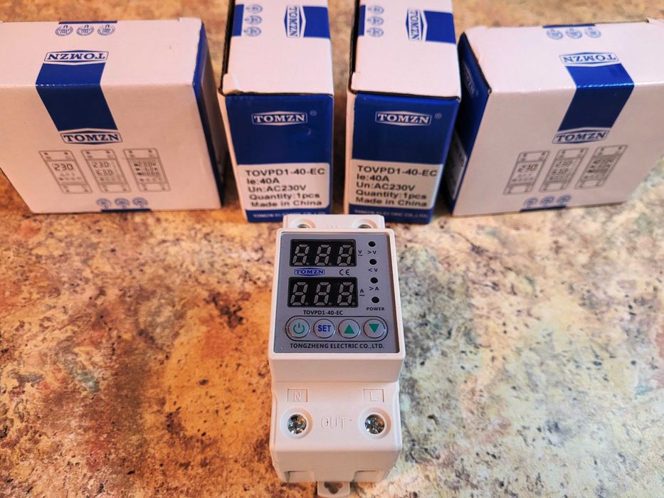TOMZN Реле контролю напруги на 40 / 63 / 80 Aмпер