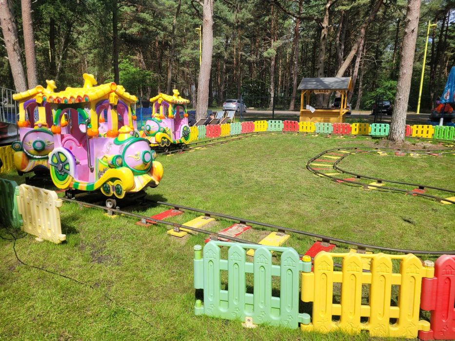 Kolejka elektryczna zarobkowa dla dzieci! Karuzela - Gryfice zach-pom