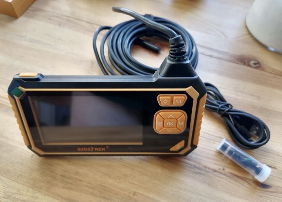 Kamera inspekcyjna endoskop 5m LCD Full HD IP67 6 LED