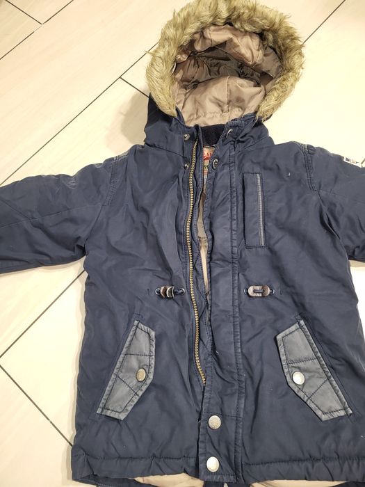 Granatowa kurtka zimowa 110 NEXT