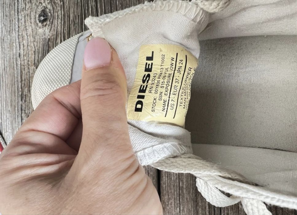 Diesel canvas sneakers