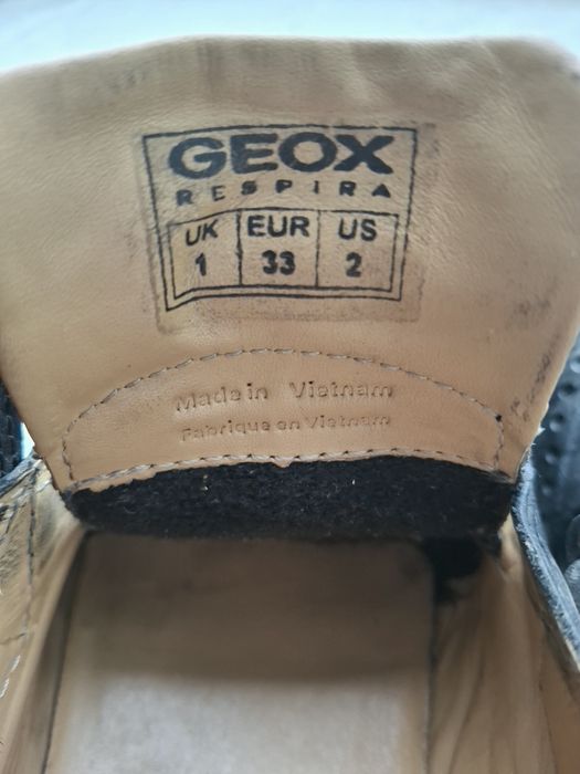 Шкіряні туфлі / черевики Geox Respira, р. 33 (демісезон, школа)