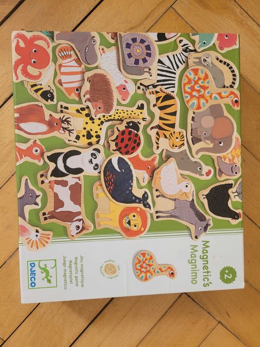 DJECO magnesy układanka ZWIERZĘTA Magnimo 2+