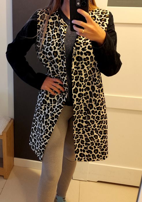 Płaszcz w panterkę Zalando Collection