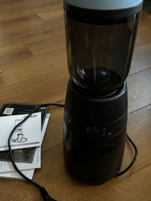 Młynek do kawy Graef+Ekspres Breville Prima Latte II+waga baristyczna