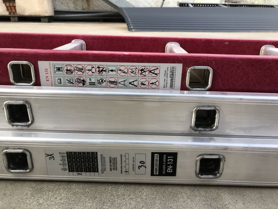Escada tripla (3+3+3)
