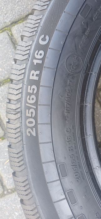 CONTINENTAL 205/65R16C 107/105T , pojedyńcza opona wielosezonowa.