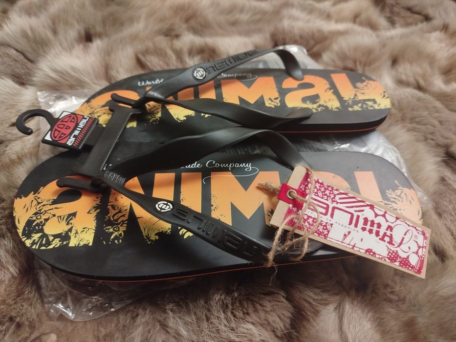 Klapki Animal Orginalne z Londynu