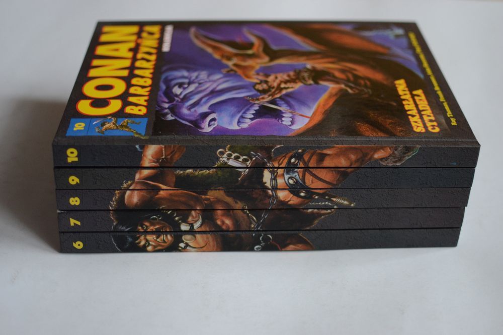Conan Barbarzyńca Kolekcja Hachette zestaw pięciu tomów 6-10 komiksy
