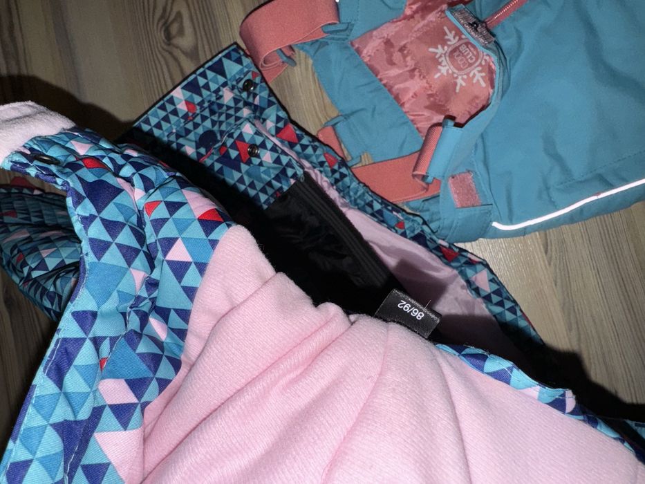 Komplet na śnieg kombinezon narciarki Smyk 86 92