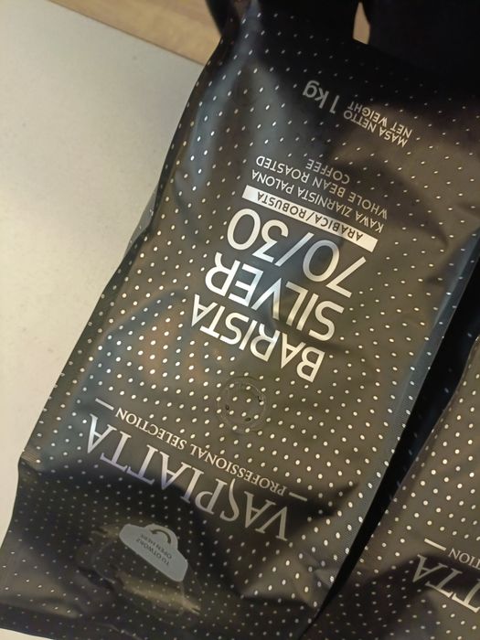 Kawa ziarnista 1 kg Vaspiatta barista Silver Arabica